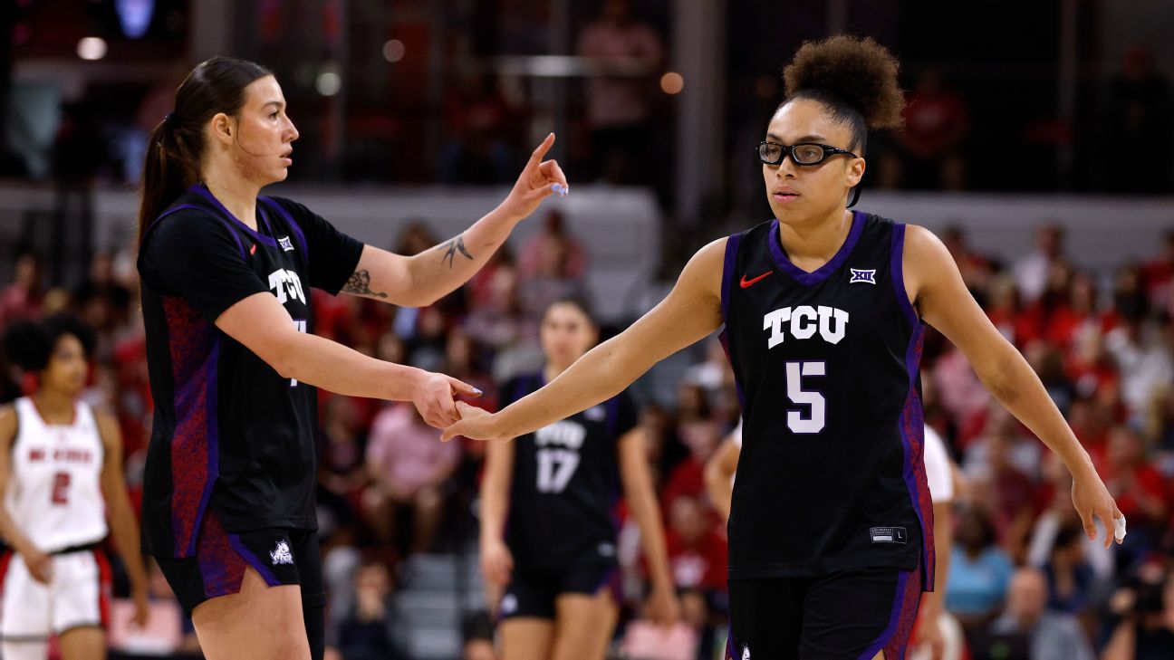 Olivia Miles lleva a TCU a una rara victoria en la carretera entre los 25 primeros. img 249633